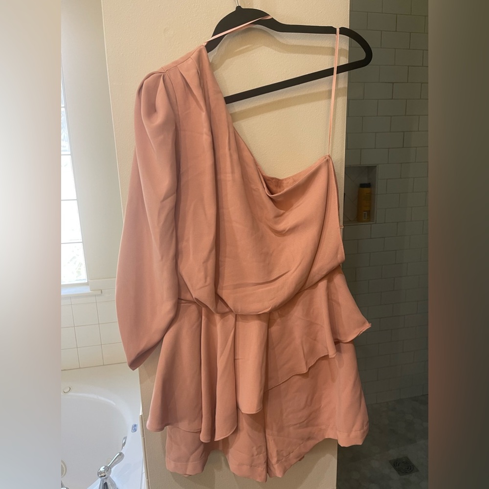 One Shoulder Romper
